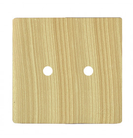 Placa p/ 2 Furos 4x4 - Novara Maple